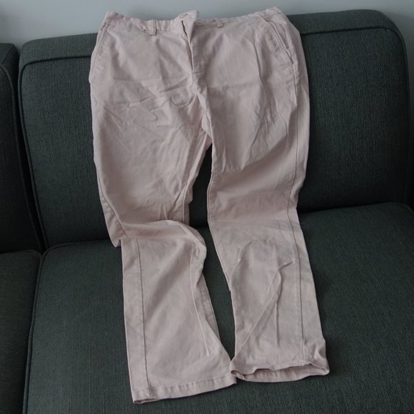 Old Navy Pink Ultimate Slim 32x34 Pants - Picture 1 of 11